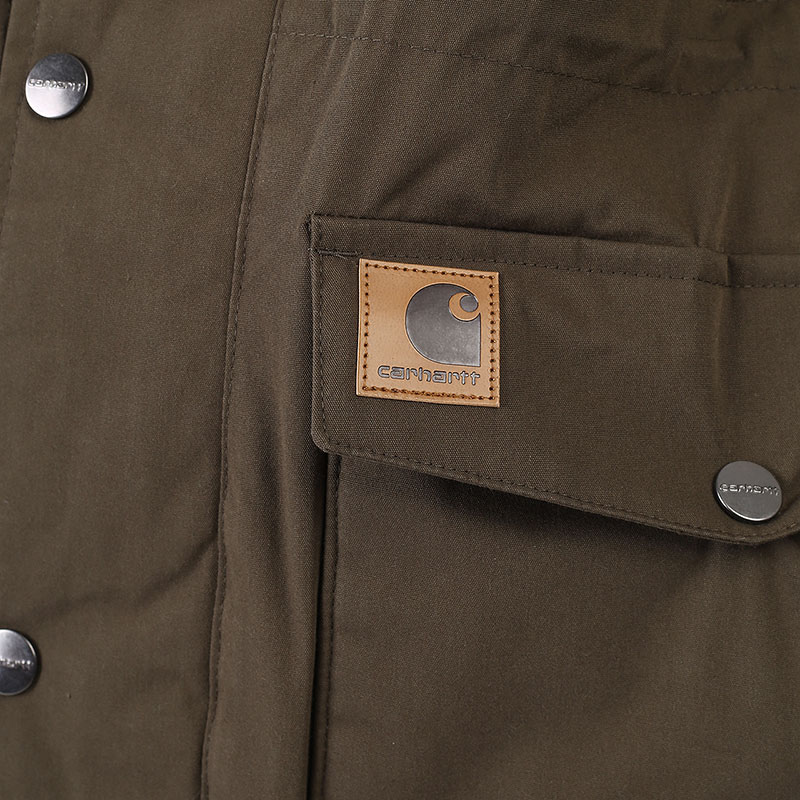 мужская зеленая куртка Carhartt WIP Trapper Parka I028129-cypress - цена, описание, фото 4